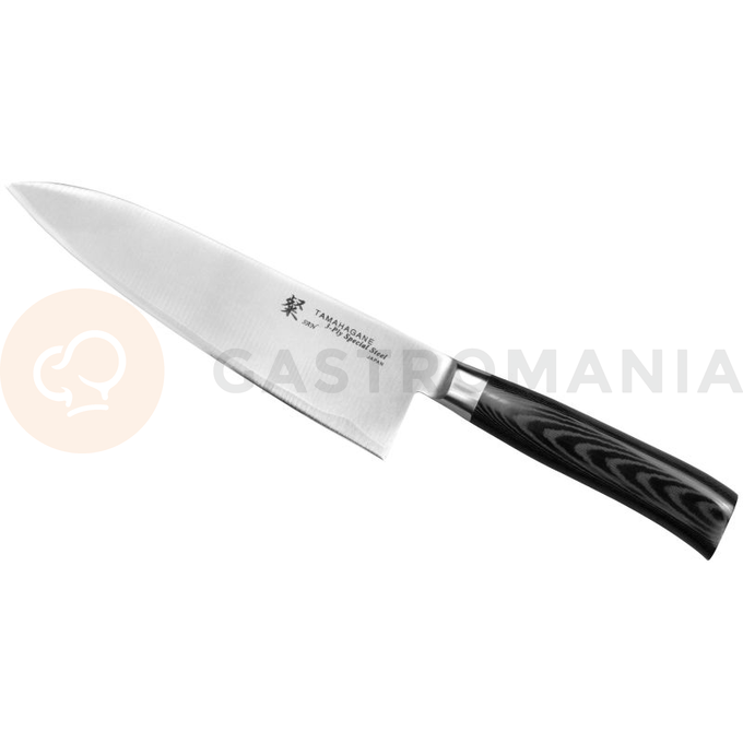 Nóż Szefa 15cm | TAMAHAGANE, SAN Black