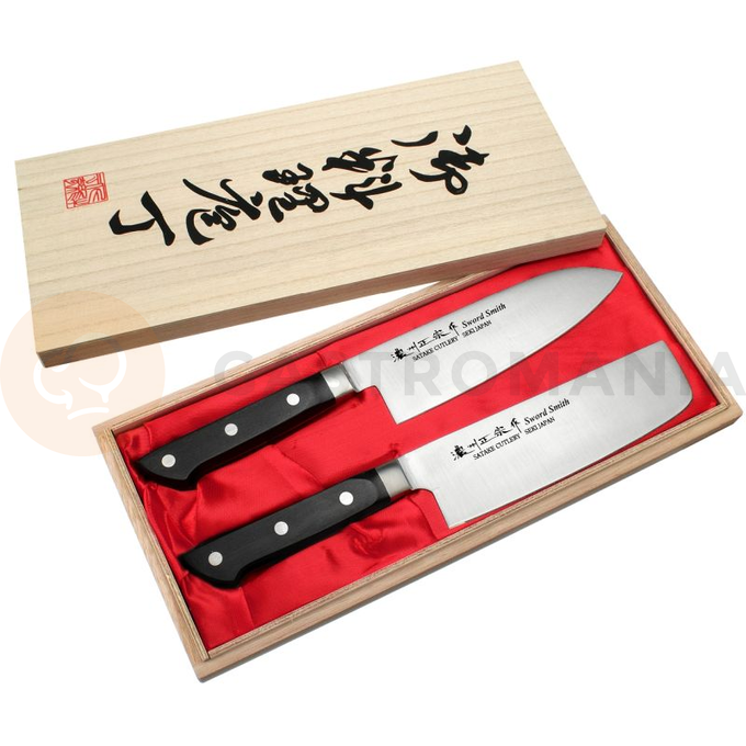 Zestaw nóż Santoku + Nakiri | SATAKE, Katsu