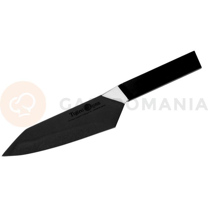 Polerowany Nóż Santoku 16,5 | TOJIRO, Origami Black