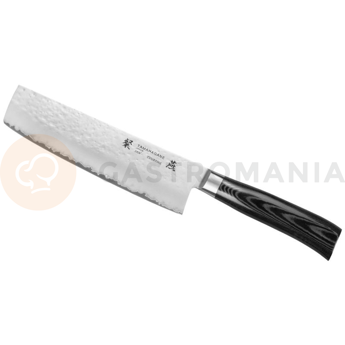 Nóż Nakiri 18cm | TAMAHAGANE, Tsubame Black