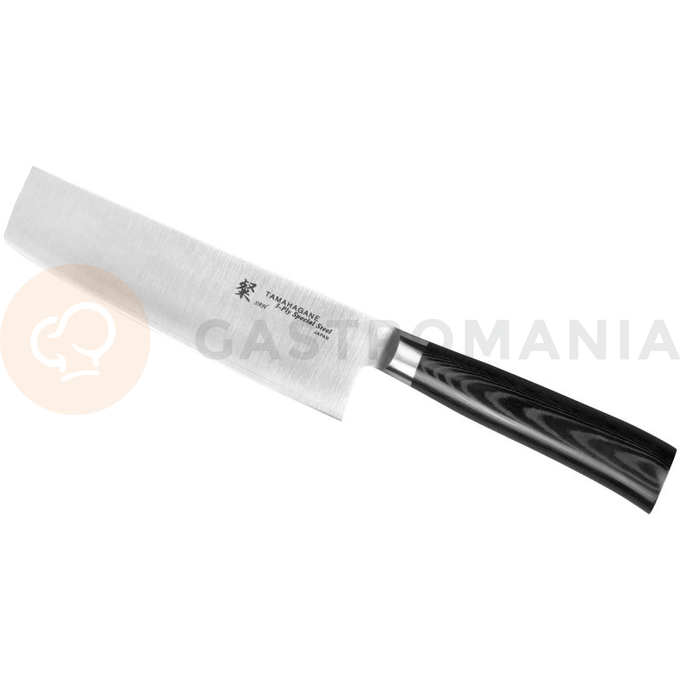 Nóż Nakiri 18cm | TAMAHAGANE, SAN Black