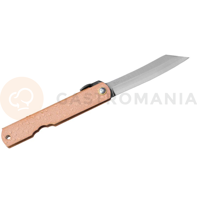 Nóż kieszonkowy 80 mm różowy | HIGONOKAMI, Aogami Mizushibuki