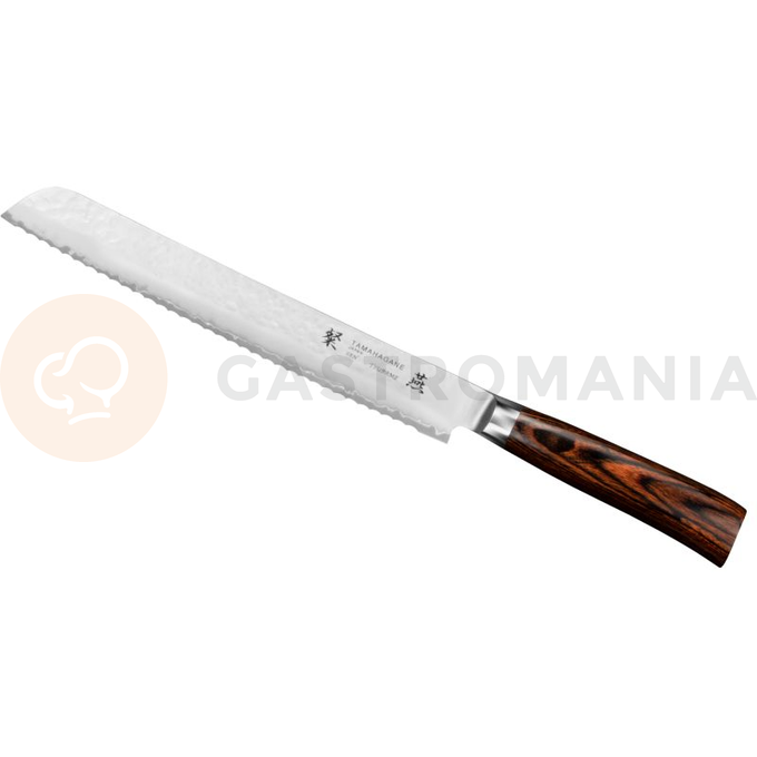Nóż do chleba 23cm | TAMAHAGANE, Tsubame Brown
