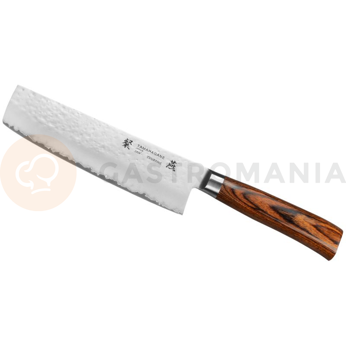 Nóż Nakiri 18cm | TAMAHAGANE, Tsubame Brown