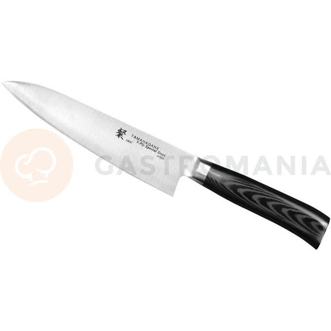 Nóż Szefa 18cm | TAMAHAGANE, SAN Black