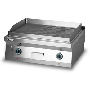 Płyta grillowa gazowa, ryflowana, 8 kW, 800x700x280 mm | LOZAMET, L700.GPG800R