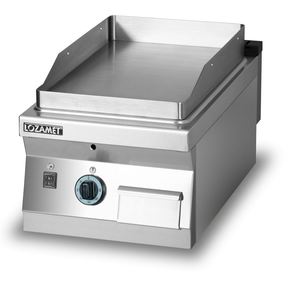 Płyta grillowa gazowa, gładka, 4 kW, 400x700x280 mm | LOZAMET, L700.GPG400G