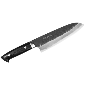 Ręcznie kuty nóż Santoku 18cm | TAKESHI SAJI, Super Aogami
