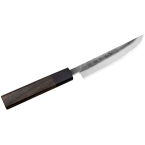 Nóż Matsuba 12cm | HIDEO KITAOKA, Shirogami Black Oktagon
