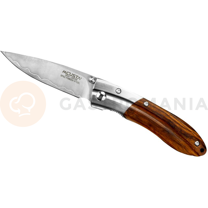 Nóż składany 6,7cm | MCUSTA, Shinra Mixture Iron Wood