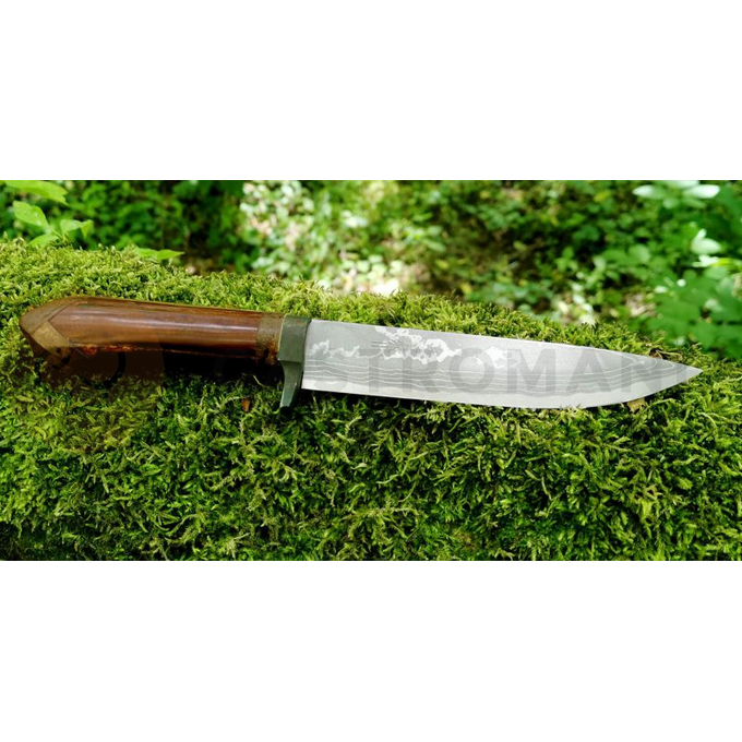 Nóż Outdoor 16cm | TAKESHI SAJI, Keiryu Shirogami