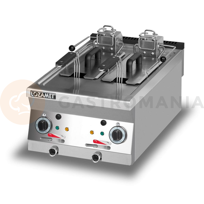 Frytownica elektryczna 2x4,8 l | LOZAMET, L700.FE400-2x5