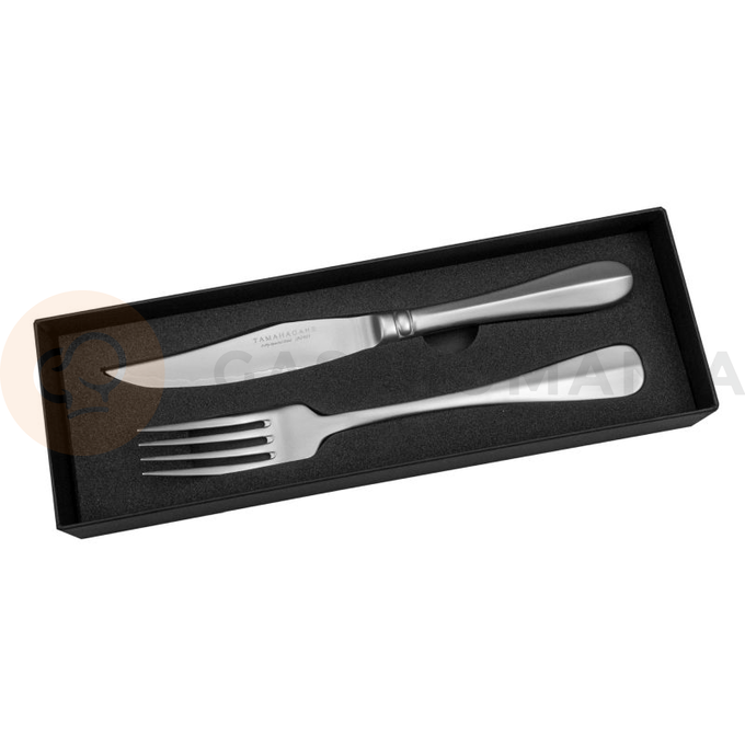 Zestaw nóż + widelec do steków | TAMAHAGANE, SS-003