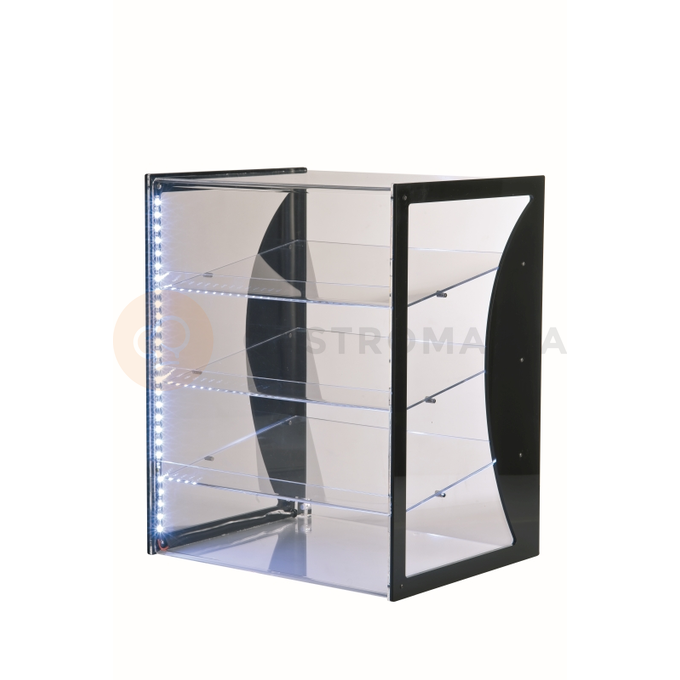 Witryna piekarnicza ze szkła akrylowego - 39,5 cm x 32,5 cm x 50,5 cm - VB00308 | MARTELLATO, Show Windows