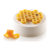 Silikonowa forma do wykończenia deserów 3D - plaster miodu 6x 74x8 mm, 18 ml | SILIKOMART, Miel 18