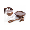 Zestaw do pracy z czekoladą - dozownik 1 l, miska i termometr | SILIKOMART, Kit Choc Colata