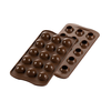 Forma do pralin i czekoladek - kulka 3D, 15x8 mm, 8 ml - Tartufino | SILIKOMART, EasyChoc