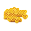 Silikonowa forma do wykończenia deserów 3D - plaster miodu 2x 140x10 mm, 80 ml | SILIKOMART, Miel 80