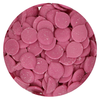 Polewa dekoracyjna o smaku malinowym Deco Melts 250 gr, różowa  | FUNCAKES, F25315