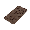 Forma do pralin i czekoladek - płatki śniegu, 25-35 mm, 29 ml - SCG40 Choco Frozen | SILIKOMART, EasyChoc