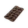 Forma do pralin i czekoladek - owoce, 35x32x16 mm, 11 ml - SCG32 Choco Fruits | SILIKOMART, EasyChoc