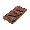 Forma do pralin i czekoladek - choinka, 56x75x8 mm, 13 ml - SCG46 Choco Pine | SILIKOMART, EasyChoc