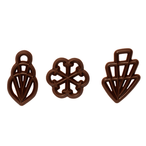 Dekoracja z czekolady bez cukru, zestaw filigrans bez cukru 45 mm - 550 szt. | MONA LISA, CSD-OD-20689E0-999