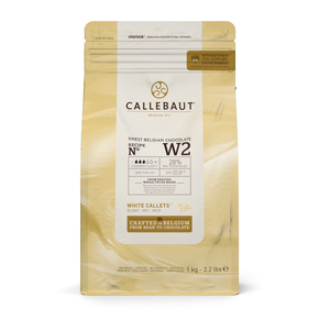 Czekolada biała 28% Callets&amp;#x2122; 1 kg torba  | CALLEBAUT, W2-E1-U68