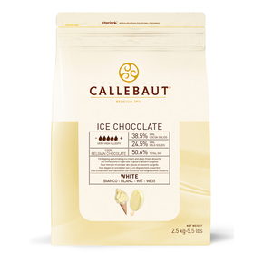 Czekolada biała do lodów 38,5% Callets&amp;#x2122; 2,5 kg torba | CALLEBAUT, ICE-50-WNV-552