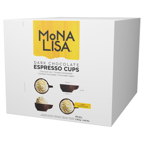 Kubeczki espresso z ciemnej czekolady 21x56x44, 20 ml - 312 szt. | MONA LISA, CHD-CM-19839E0-999