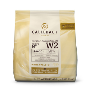 Czekolada biała 28% Callets&amp;#x2122; 0,4 kg torba  | CALLEBAUT, W2-E0-D94