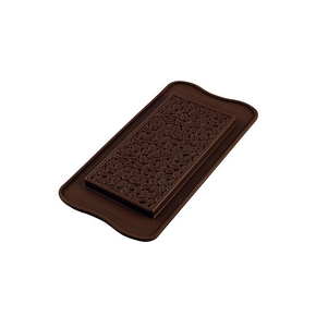 Forma do pralin i czekoladek - tabliczka z ziarenkami kawy, 155x77x9 mm, 85 ml - SCG39 Coffee Choco Bar | SILIKOMART, EasyChoc