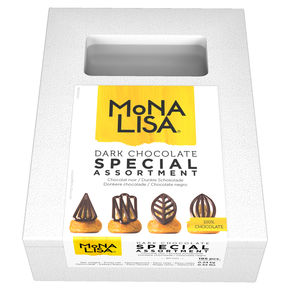 Dekoracja z czekolady, zestaw special 60 mm - 195 szt. | MONA LISA, CHD-OD-19824E0-999