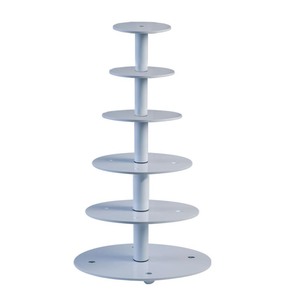 Plastikowy stojak na tort - 6 poziomów 16 - 20 - 26 - 32 - 40 - 45 cm - 80-2006 | MARTELLATO, PLASTIC DUMMIES