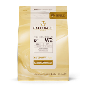 Czekolada biała 28% Callets&amp;#x2122; 2,5 kg torba  | CALLEBAUT, W2-E4-U71