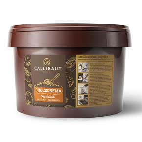 Krem czekoladowy do lodów Choco Crema Nocciola, 3 kg wiaderko | CALLEBAUT, FNN-O1239-E0-U50