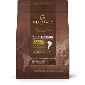 Kuwertura mleczna czekoladowa Arriba 39% Callets&amp;#x2122; 2,5 kg torba | CALLEBAUT, CHM-Q415AR-E4-U70