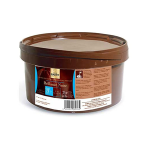 Glazura, lukier z ciemnej czekolady Brillance Noire, 2 kg wiaderko | CACAO BARRY, FWD-295-613