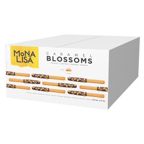 Płatki dekoracyjne z karmelowej czekolady Blossoms 5 do 9 mm, 2,5 kg | MONA LISA, CHF-BS-22214E0-74A