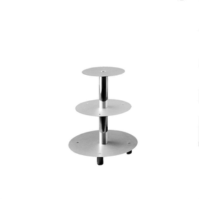 Metalowy stojak na tort - 3 poziomy 16 - 20 - 26 cm - METAL3 | MARTELLATO, PLASTIC DUMMIES