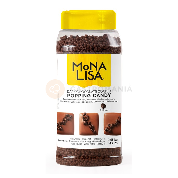 Strzelający cukier w ciemnej czekoladzie 0,65 kg | MONA LISA, CHD-PN-6330-EX-999
