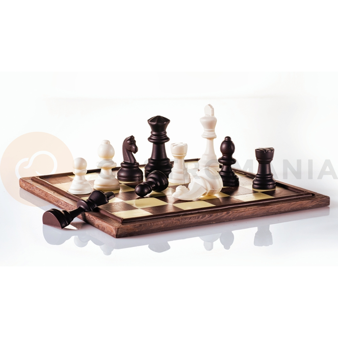 Termoformowana forma do pralin - szachy, 10 szt. x 11/36 g, 175x275 mm - 20CG01 | MARTELLATO, Chess Game