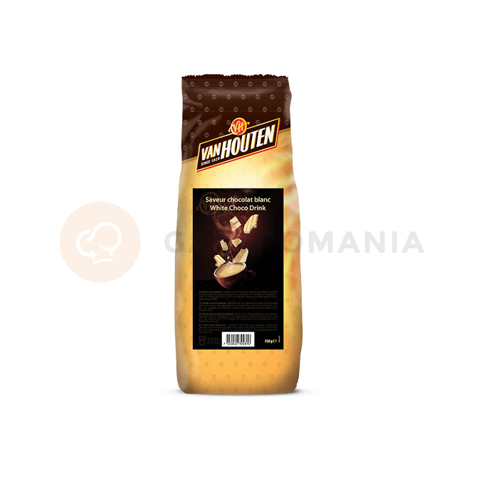 Gorąca, biała czekolada w proszku 34% White Choco Drink, 0,75 kg | VAN HOUTEN, VM-75970-V46