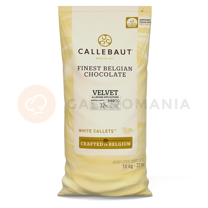 Czekolada biała 32% Velvet Callets&amp;#x2122; 10 kg torba  | CALLEBAUT, W3-01B