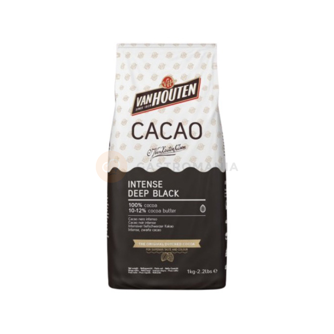 Kakao alkalizowane Intense Deep Black, 1 kg torba | VAN HOUTEN, DCP-10Y352-VH-760