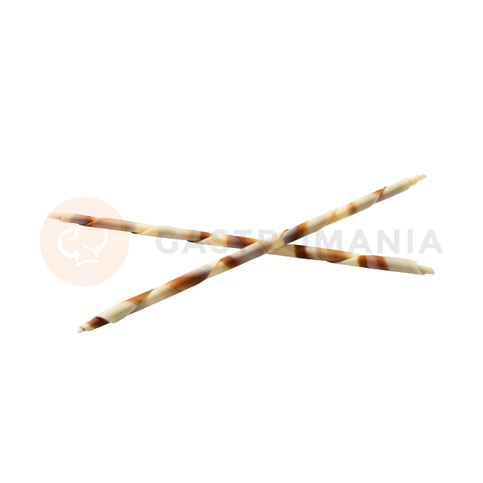 Dekoracja, ołówek XL z marmurkowej czekolady 200 mm - 115 szt. | MONA LISA, CHX-PC-19943E0-999