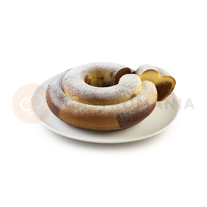 Forma do ciast i deserów 1700 ml, 220×65 mm | SILIKOMART, Abbraccio 3D