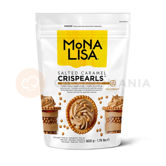 Posypka dekoracyjna Crispearls&amp;#x2122; - herbatnik oblany karmelową czekoladą 0,8 kg | MONA LISA, CHF-CC-CCRISE0-02B