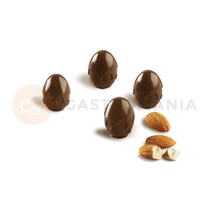 Forma do pralin i czekoladek - jajko 3D, 23x30 mm, 8 ml - Choco Drop | SILIKOMART, EasyChoc