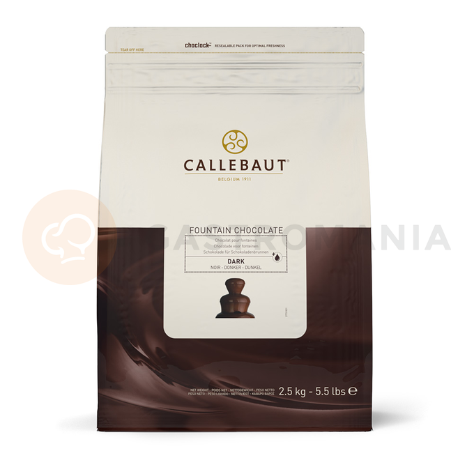 Ciemna czekolada do fontann 56,9%, torba 2,5 kg | CALLEBAUT, CHD-N811FOUNE4-U71